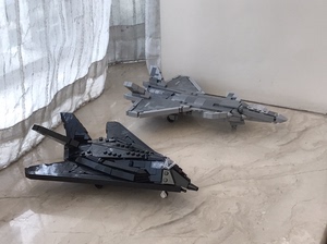 1:80 f117a 隐身攻击机 积木moc