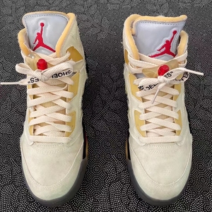 aj5 ow白蝉翼 40.5码配盒 橙色新 logo在 售出