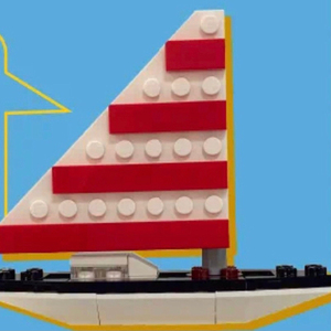 乐高6385418帆船 乐高一帆风顺帆船 全新拼砌包,含图纸