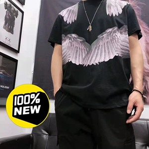 gvc纪梵希 22s新款春夏季天使翅膀印花短袖