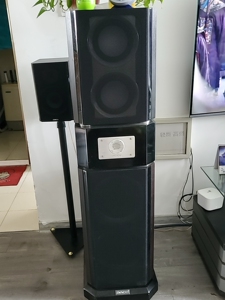 000人付款淘宝丹麦森尼木质家庭影院,俩大音响,一个低音炮,森尼牌功放