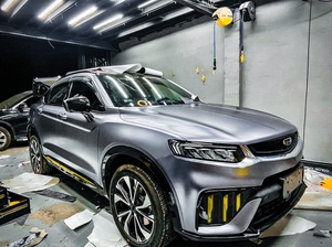 吉利博越s改色缙云地区车身改色膜2800全车包工包料施工