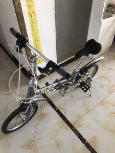 solomo 所罗门自行车 六速变速 休闲折叠自行车,没怎么