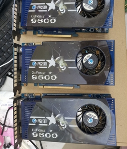 影驰9600gt 512m ddr3 256位宽显卡包好有2