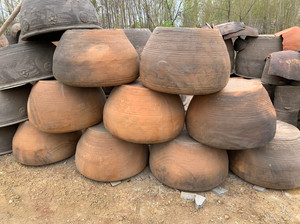 泥盆陶土盆鱼缸