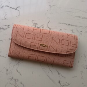 菲安妮女士长款钱包  粉色    不包邮   保证正品