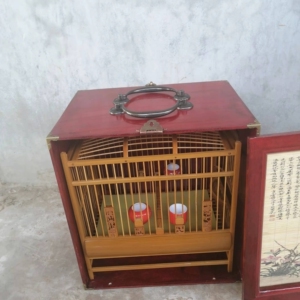 黄豆鸟鸟笼套箱