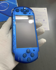 000人付款淘宝中古原装日版 索尼psp3000游戏机掌机 带箱说 跃动蓝色