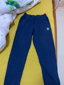 日出印象35535淘宝adidas三叶草春秋运动裤,藏蓝色,专柜购入保证