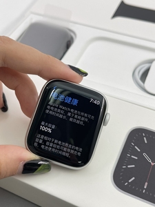 全新苹果手表s5 44mm apple watch s5银色
