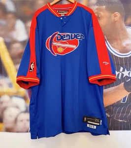 安东尼丹佛掘金队锐步元年复古大锄头出场服,投篮服!尺码2xl