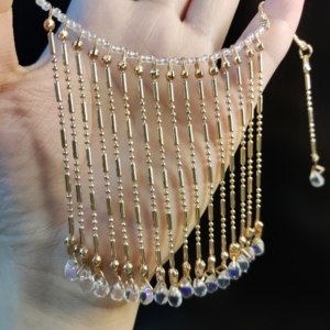 (非现货)bjd3分古风娃用面帘遮面帘珠帘饰品as柳如是bj