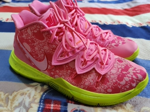 耐克nike 粉kyrie5派大星联名欧文5代签名鞋 45码