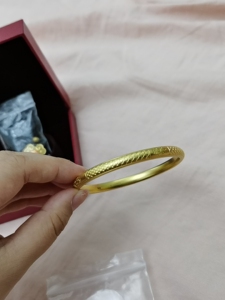 181g 荟萃楼黄金手镯足金纯金999古法工艺