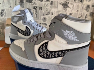 王俊凯同款,耐克nike aj1,aj与迪奥联名款,仅试穿