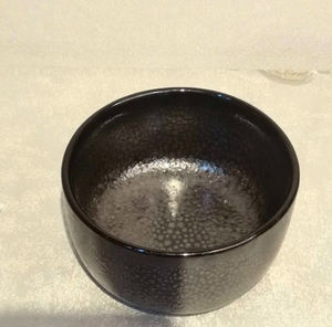 精品日本回流雨点釉油滴釉茶杯茶盏底款中国博山 全品 釉色完美