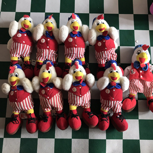 绝版肯德基奇奇公仔 kfc出品怀旧玩具