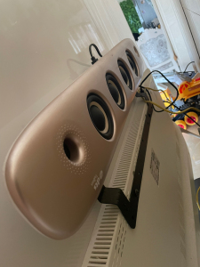 创维电视隐藏式挂背音响,创维b51/b41创维智能电视无源低