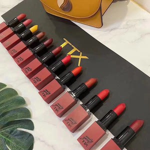 一套口红12个颜色限量版ttx色号: l378玫红# 红