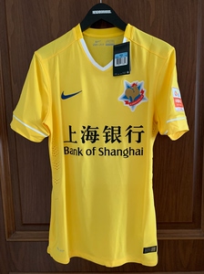 2015中超上海申鑫更衣室球员版球衣 8号池忠国