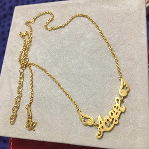 周大福angel天使黄金千足金项链 非周生生潮宏基谢瑞麟六福