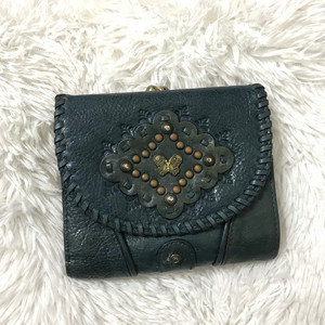 安娜苏羊皮钱包