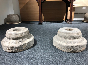 老石雕莲花座老石墩子老旗杆石老石头青石石雕石头石器奇石 明代