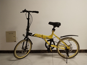 灰鼠折叠自行车