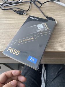 全新未拆封 1个 金泰克p650固态硬盘1t 是m2 nv