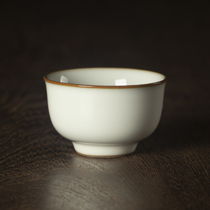 林孝龙龙泉青瓷主人杯高端功夫茶具手工杯品茗杯陶瓷月白釉主人杯