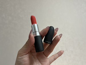 mac磨砂管308西柚色,用过一次