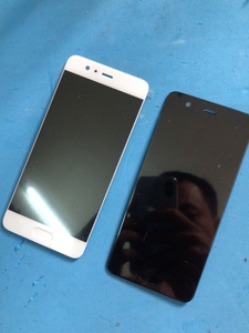 华为p10总成屏幕,华为p10屏幕黑色总成,拆机原装内屏77盖