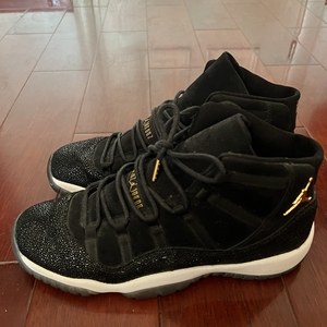 nike aj11 黑珍珠 黑金丝绒 44码