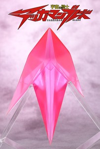 特价宇宙骑士铁加曼美雪1/1变身水晶cos道具树脂材质粉红