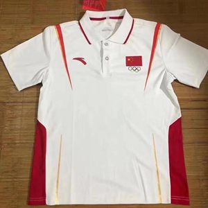 【全新】安踏东京奥运会中国队出场服翻领polo衫短袖t恤国服