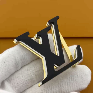 新款适用于lv腰带扣头三拼色挂扣,金色银色黑色三色连接,螺丝