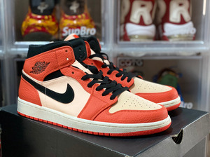 46码 aj13 mid 小扣碎 白橙 乔丹篮球鞋 全新原盒