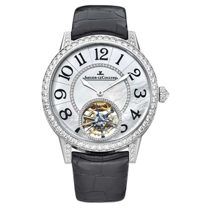 8新]积家陀飞轮18k白金镶钻自动机械手表女3413403