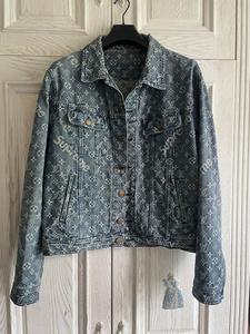 lv联名supreme牛仔外套