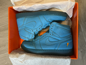000人付款淘宝85新aj1佳得乐蓝色 41码猪罗罗很可