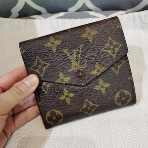 古董款lv老花钱包