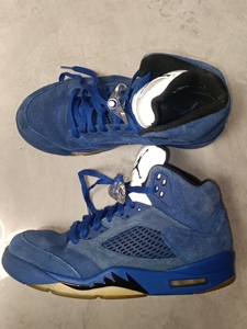 000人付款淘宝耐克专卖店买的 乔丹aj5湖蓝色儿童细节请看图大童11c和