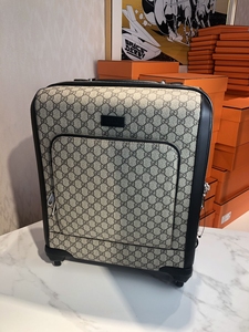 gucci古驰正品拉杆箱经典 logo款 拉杆箱登机箱 短途