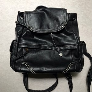 clarks 其乐 女士机车双肩包 黑色(九新)