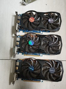 原装拆机技嘉n660oc-2g 显卡双风扇,单6p供电,实物