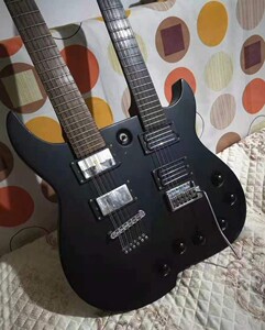 caraya双头电吉他,工厂库存货.非全新,有几处磕碰,有氧