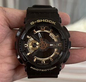 卡西欧黑金ga110gb经典款g shock手表男