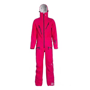 goski连体滑雪服骚粉粉色冷山实体店购入女款滑雪服装备