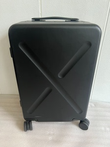 不莱玫小云X行李箱20寸黑色铝框NFC拉杆箱