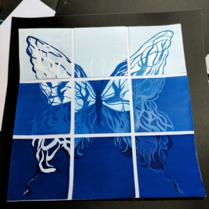 色构/马赛克/明度九调/空间混合/色环/色调对比/色阶/代画